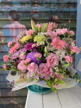 Pastel Teacup Arrangement